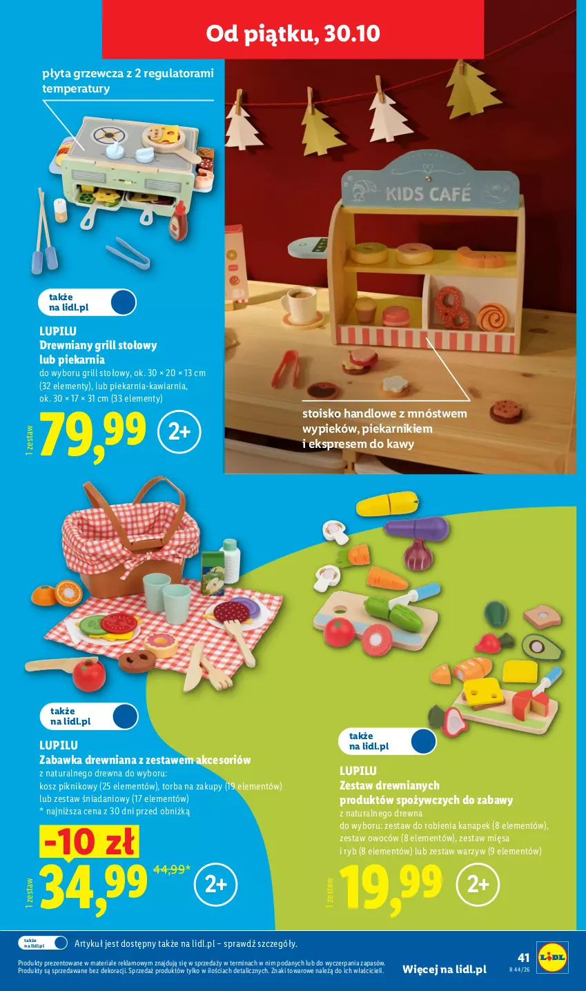 Gazetka promocyjna Lidl - Katalog - ważna 26.10 do 31.10.2026 - strona 47 - produkty: Danio, Grill, Kosz, Piekarnik, Płyta, Torba, Torba na zakupy, Zabawka