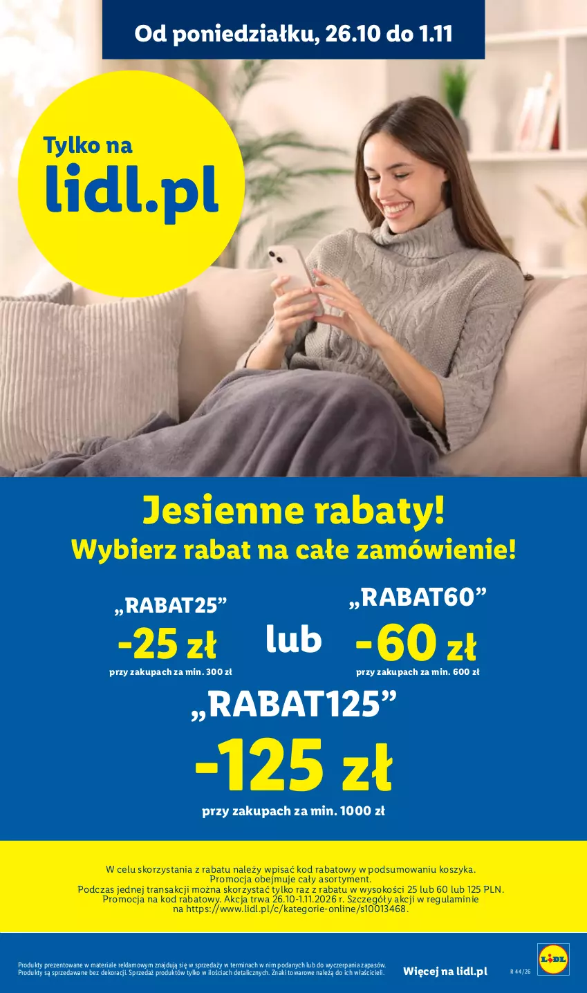 Gazetka promocyjna Lidl - Katalog - ważna 26.10 do 31.10.2026 - strona 5 - produkty: Kosz, Sok, Tran