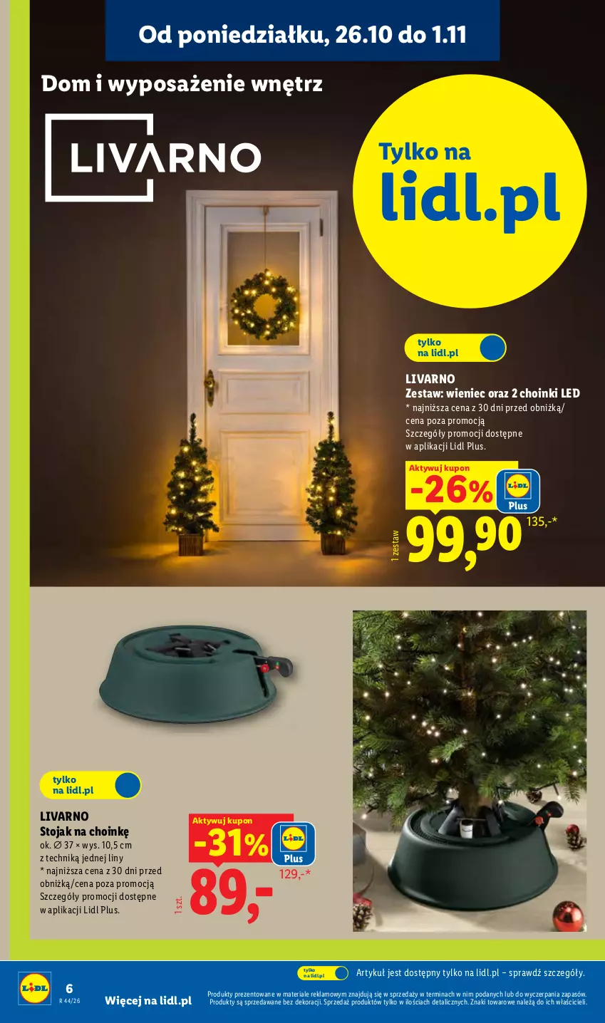 Gazetka promocyjna Lidl - Katalog - ważna 26.10 do 31.10.2026 - strona 6 - produkty: Ivar, Stojak, Wieniec