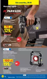 Gazetka promocyjna Lidl - Katalog - Gazetka - ważna od 31.10 do 31.10.2026 - strona 42 - produkty: Parkside, Ser, Akumulatorowa wiertarkowkrętark, Reflektor LED, Wiertarkowkrętarka, Tarka, Wkręt, Wkrętarka, Reflektor, Ogród, Akumulator