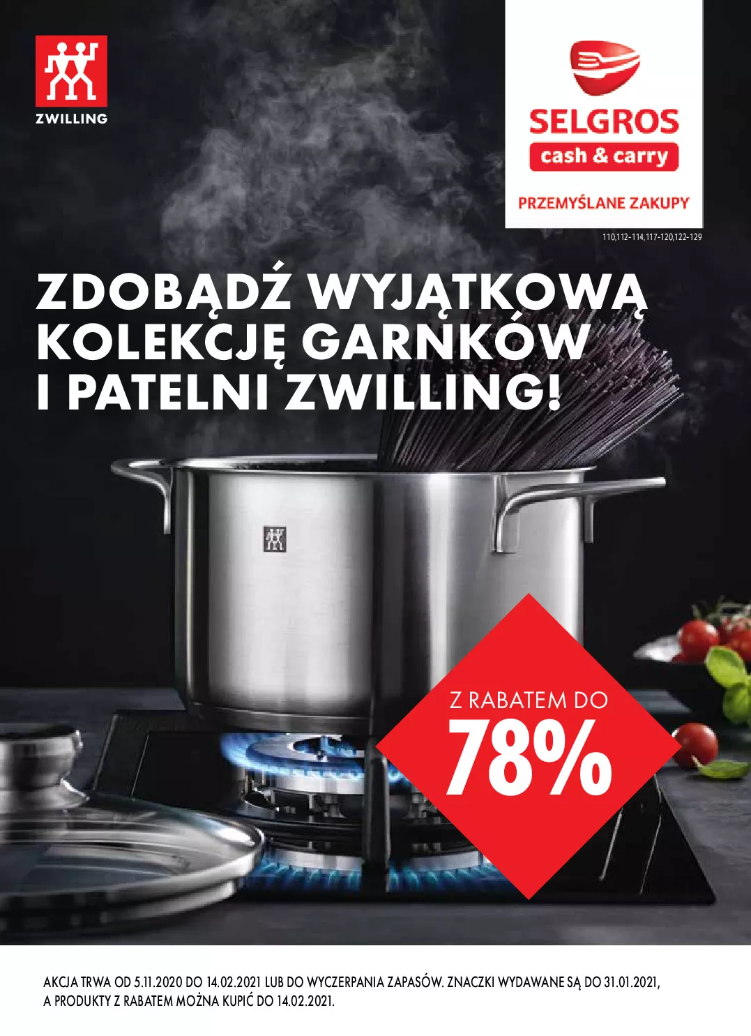 Gazetka promocyjna Selgros - patelnie - ważna 30.12.2020 do 14.02.2021 - strona 1