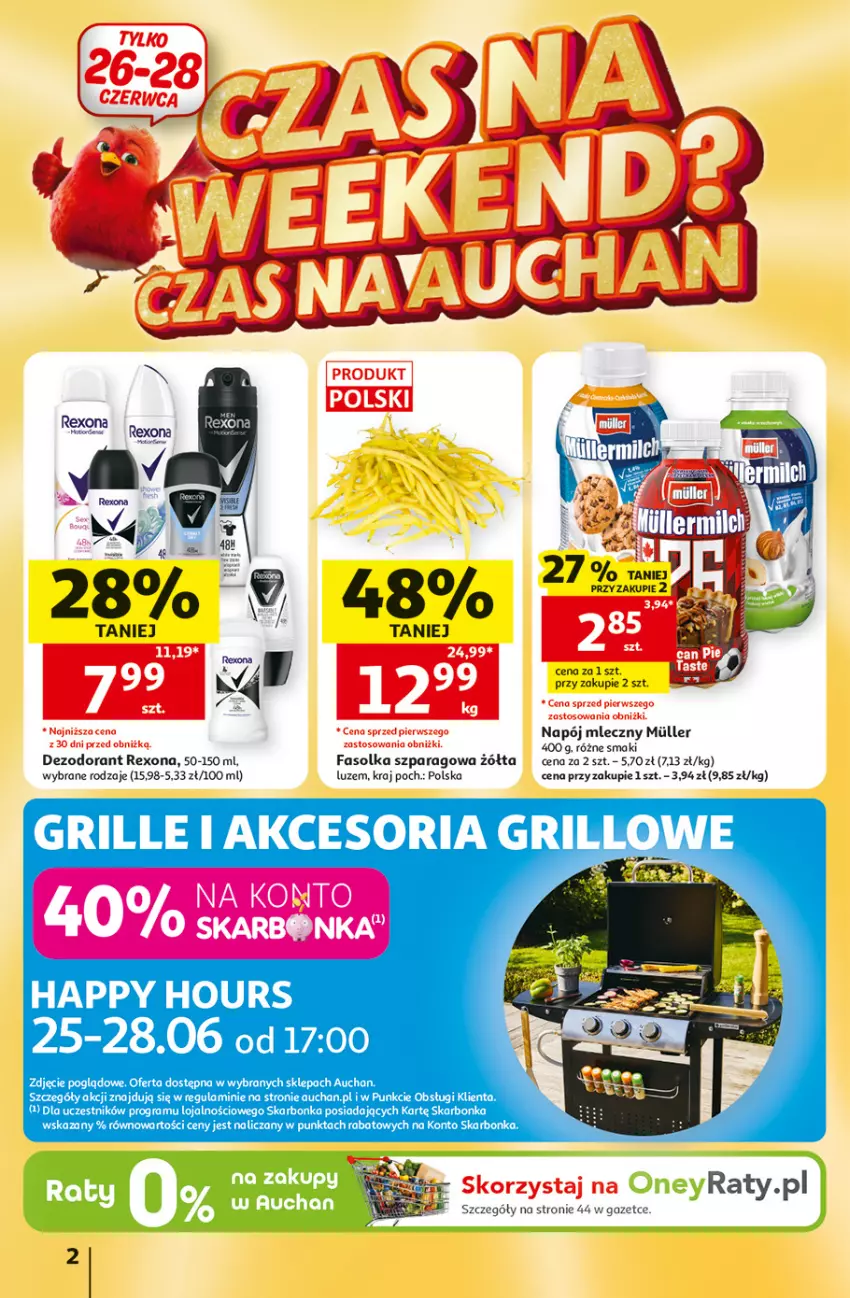 Gazetka promocyjna Auchan - 30 Lat Hipermarket - ważna 25.06 do 01.07.2026 - strona 2 - produkty: Dezodorant, Fa, Rexona