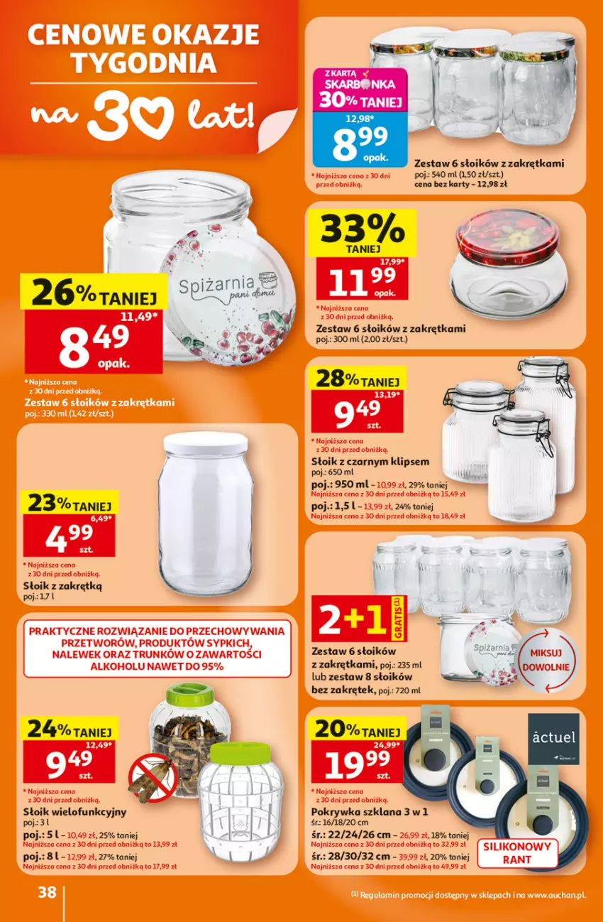 Gazetka promocyjna Auchan - 30 Lat Hipermarket - ważna 25.06 do 01.07.2026 - strona 38 - produkty: LANA, Pokrywka szklana