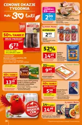 Gazetka promocyjna Auchan - 30 Lat Hipermarket - Gazetka - ważna od 01.07 do 01.07.2026 - strona 26 - produkty: Kurczak, Gra, Salami, Parówki, Gnocchi, Szynka, Morliny, Grill, Kiełbasa, Danie gotowe, Kiełbasa śląska