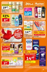 Gazetka promocyjna Auchan - 30 Lat Hipermarket - Gazetka - ważna od 01.07 do 01.07.2026 - strona 35 - produkty: Palette, Koc, Oral B, Pantene, Maska do włosów, Schauma, Chusteczki, Szampon, Odżywka, Colgate, Wibo, Maska, LG, Fa