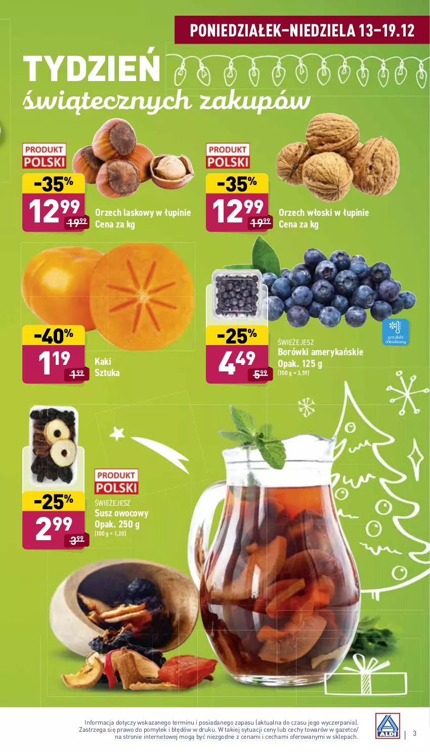 Gazetka promocyjna Aldi - Pełny katalog - ważna 13.12 do 19.12.2021 - strona 3 - produkty: Kaki