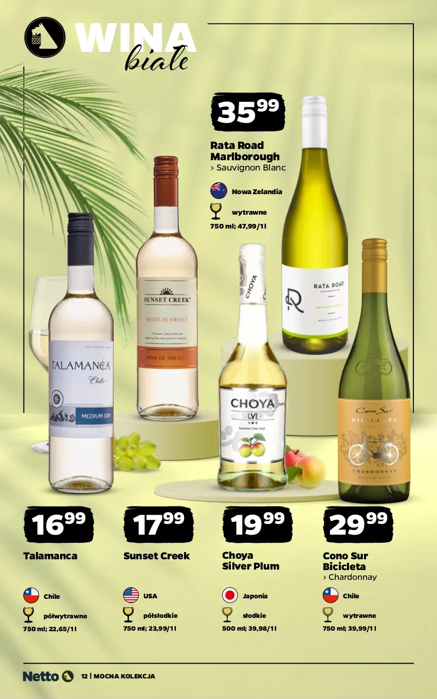 Gazetka promocyjna Netto - Alkohole - Mocne - ważna 22.06 do 04.07.2026 - strona 12 - produkty: BIC, Chardonnay, Sauvignon Blanc
