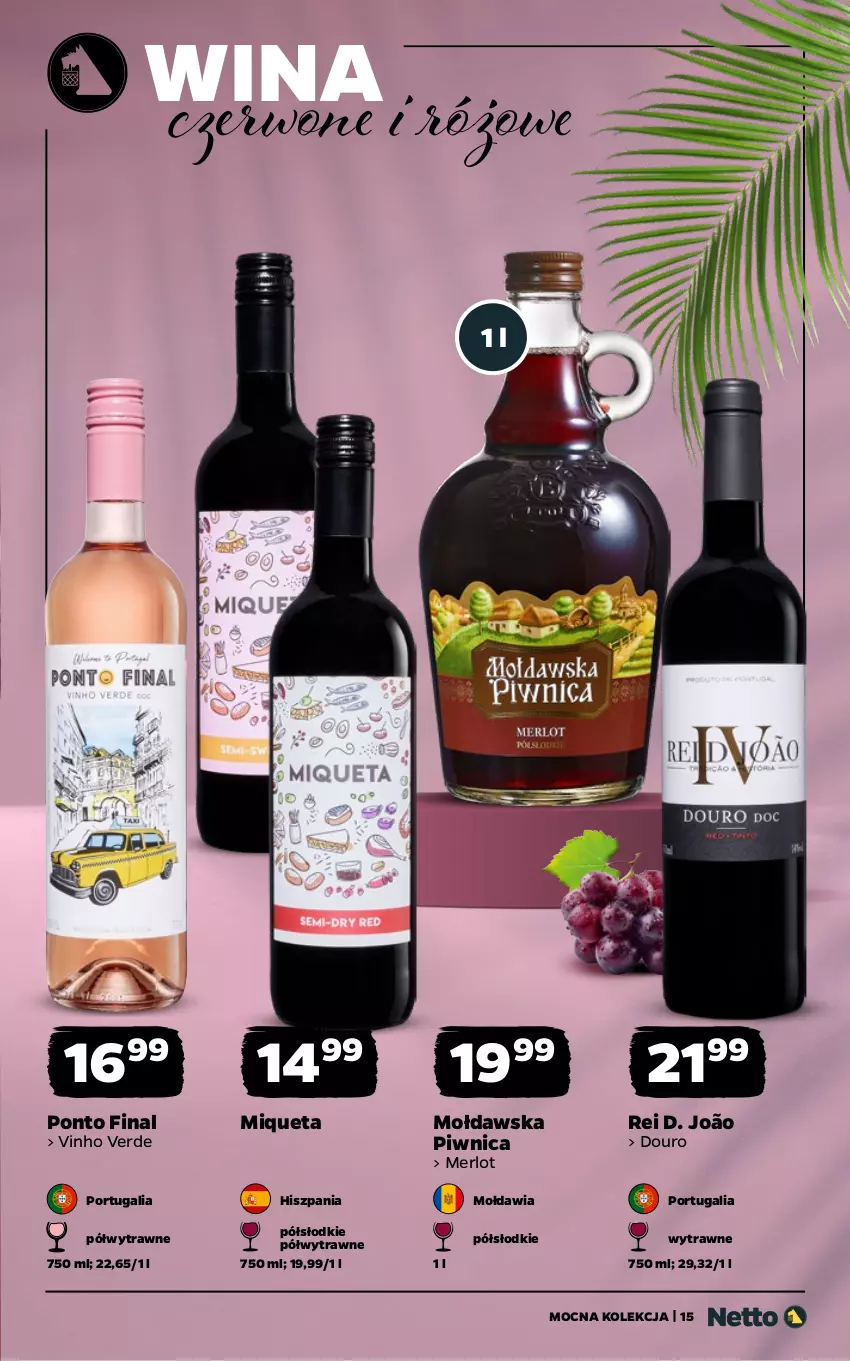 Gazetka promocyjna Netto - Alkohole - Mocne - ważna 22.06 do 04.07.2026 - strona 15 - produkty: Merlot, Por