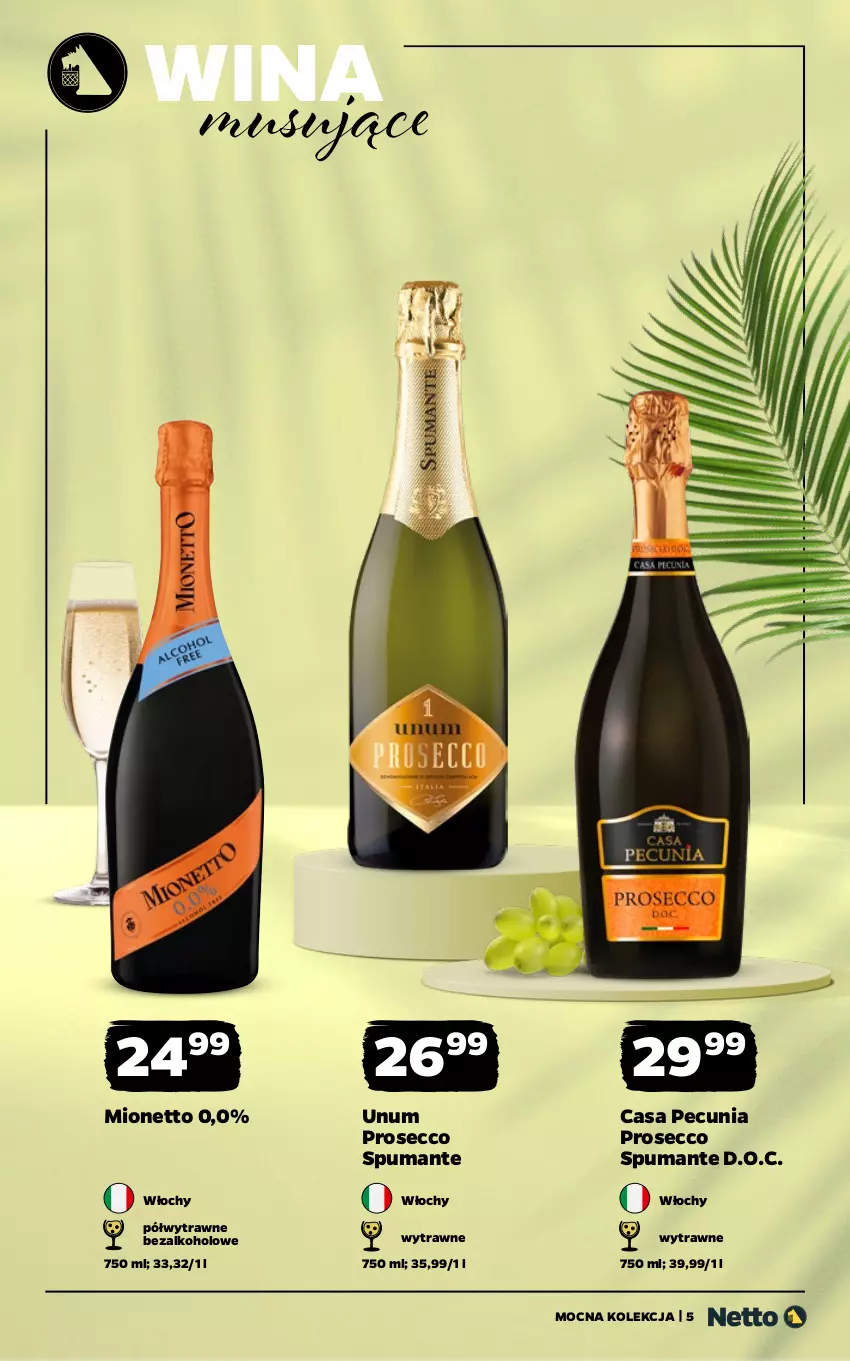 Gazetka promocyjna Netto - Alkohole - Mocne - ważna 22.06 do 04.07.2026 - strona 5 - produkty: Mionetto, Mus, Prosecco, Puma