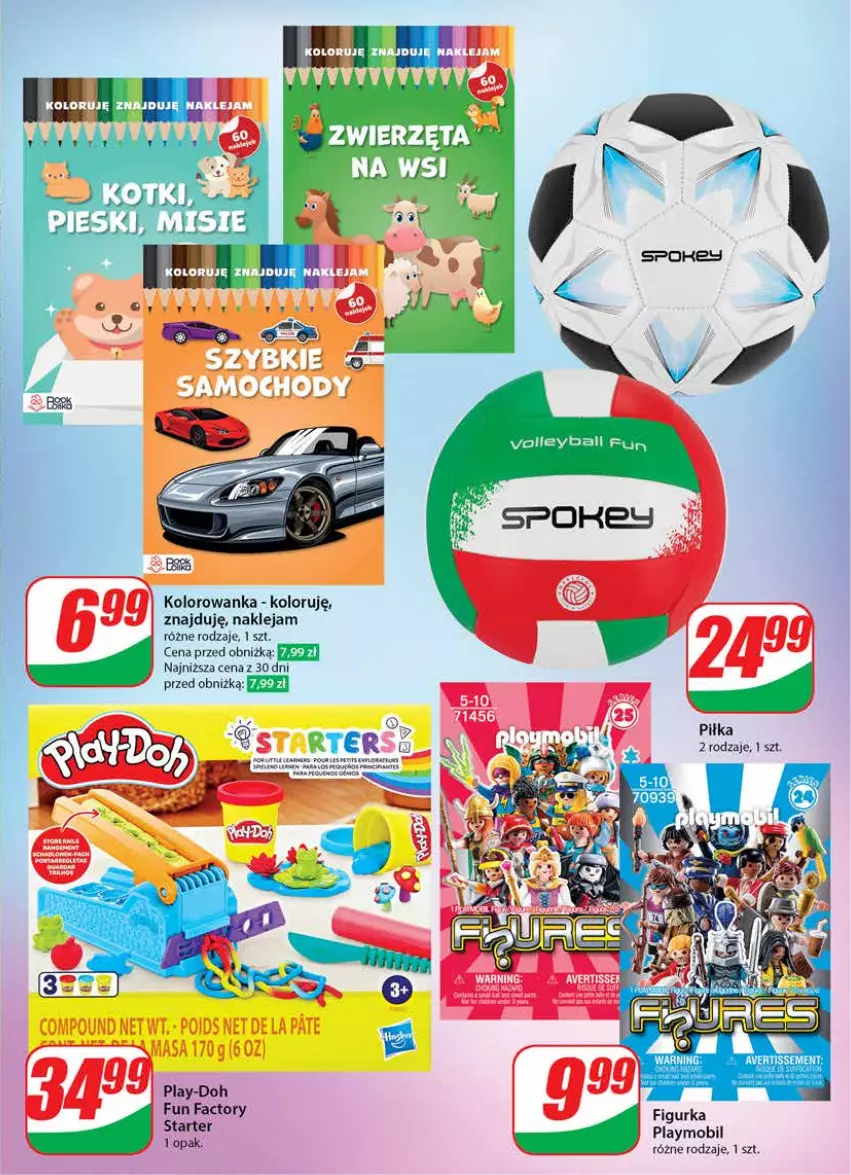 Gazetka promocyjna Dino - Gazetka 24 / 2024 - ważna 12.06 do 18.06.2024 - strona 53 - produkty: Fa, Klej, Kolorowanka, Mobil, Play-Doh, Playmobil