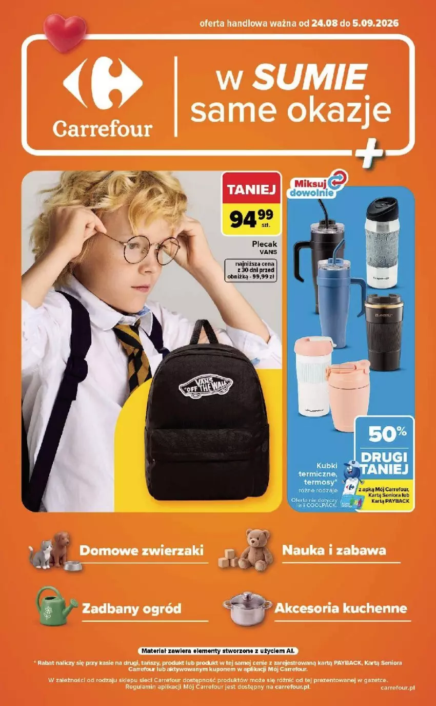 Gazetka promocyjna Carrefour - Gazetka Carrefour w SUMIE same okazje - ważna 24.08 do 05.09.2026 - strona 1 - produkty: Termos