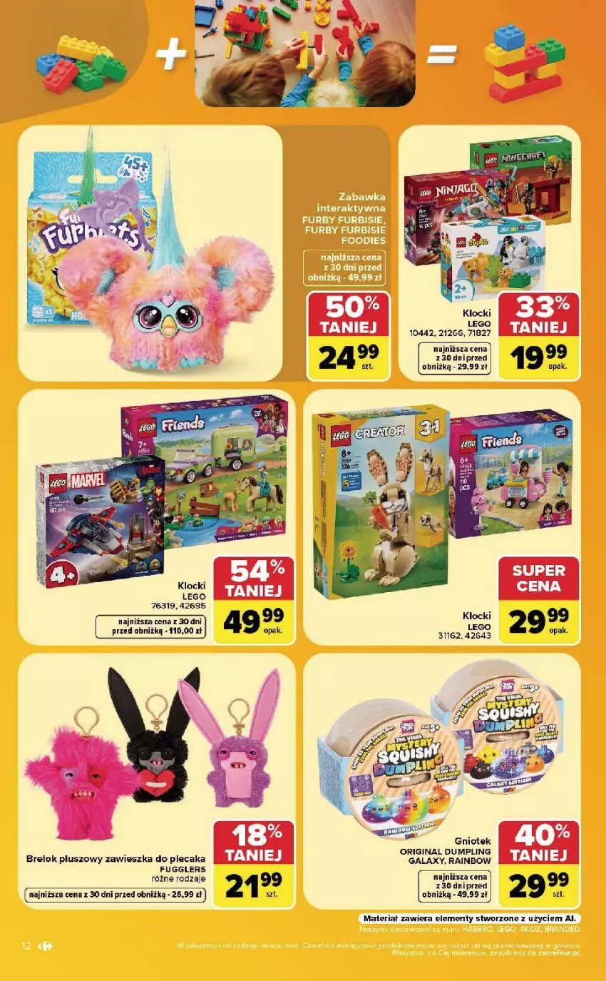Gazetka promocyjna Carrefour - Gazetka Carrefour w SUMIE same okazje - ważna 24.08 do 05.09.2026 - strona 12 - produkty: Fa, Gala, Gin, Halo, Klocki, LEGO, Plecak