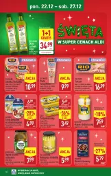 Gazetka promocyjna Aldi - Pełna oferta - Gazetka - ważna od 27.12 do 27.12.2025 - strona 14 - produkty: Majonez, Sałatka, All Seasons, Krakus, Sos, Gin, Gra, Rio Mare, Bell, Runoland, Sardynki, Sałat, Tuńczyk, Oliwa z oliwek, Bella, Olej, Kukurydza, Oliwa