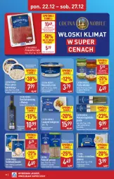 Gazetka promocyjna Aldi - Pełna oferta - Gazetka - ważna od 27.12 do 27.12.2025 - strona 20 - produkty: Mozzarella, Piec, Tortelloni, Pizza z pieca kamiennego, Makaron, Ciastka, Ser, Rum, Ocet balsamiczny, Salami, Gnocchi, Grissini, Prosciutto, Pesto, Pizza, Lasagne bolognese, Lasagne, Lazur, Ocet