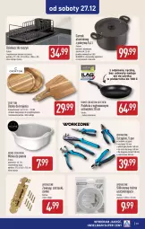 Gazetka promocyjna Aldi - Pełna oferta - Gazetka - ważna od 27.12 do 27.12.2025 - strona 33 - produkty: Ser, Por, Garnek, Taśma uszczelniająca, Ociekacz, Kosz, Deska do krojenia, Szczypce, Piekarnik, Patelnia, Miska