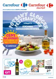 Gazetka promocyjna Carrefour - Gazetka Kuchnia śródziemnomorska - Gazetka - ważna od 31.07 do 31.07.2021 - strona 1 - produkty: Ser, Por, Gra, Zott, Zottarella, Kuchnia, Kosz