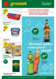 Gazetka promocyjna Groszek - Gazetka - Gazetka - ważna od 24.08 do 24.08.2021 - strona 1 - produkty: Piwa, Piwo, Ser, Gra, Danone, Zupa, Jogurt, Winiary, Kawa mielona, Kawa, Tatra, Gouda, Jacobs, Groszek
