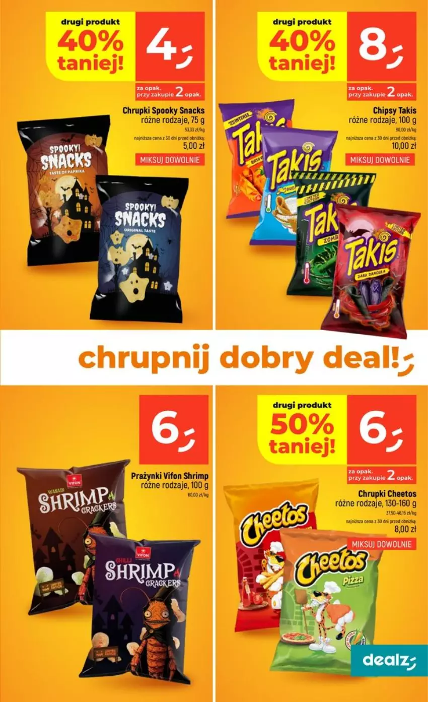 Gazetka promocyjna Dealz - NOWA GAZETKA - ważna 22.10 do 28.10.2026 - strona 29 - produkty: Cheetos, Chipsy, Chrupki