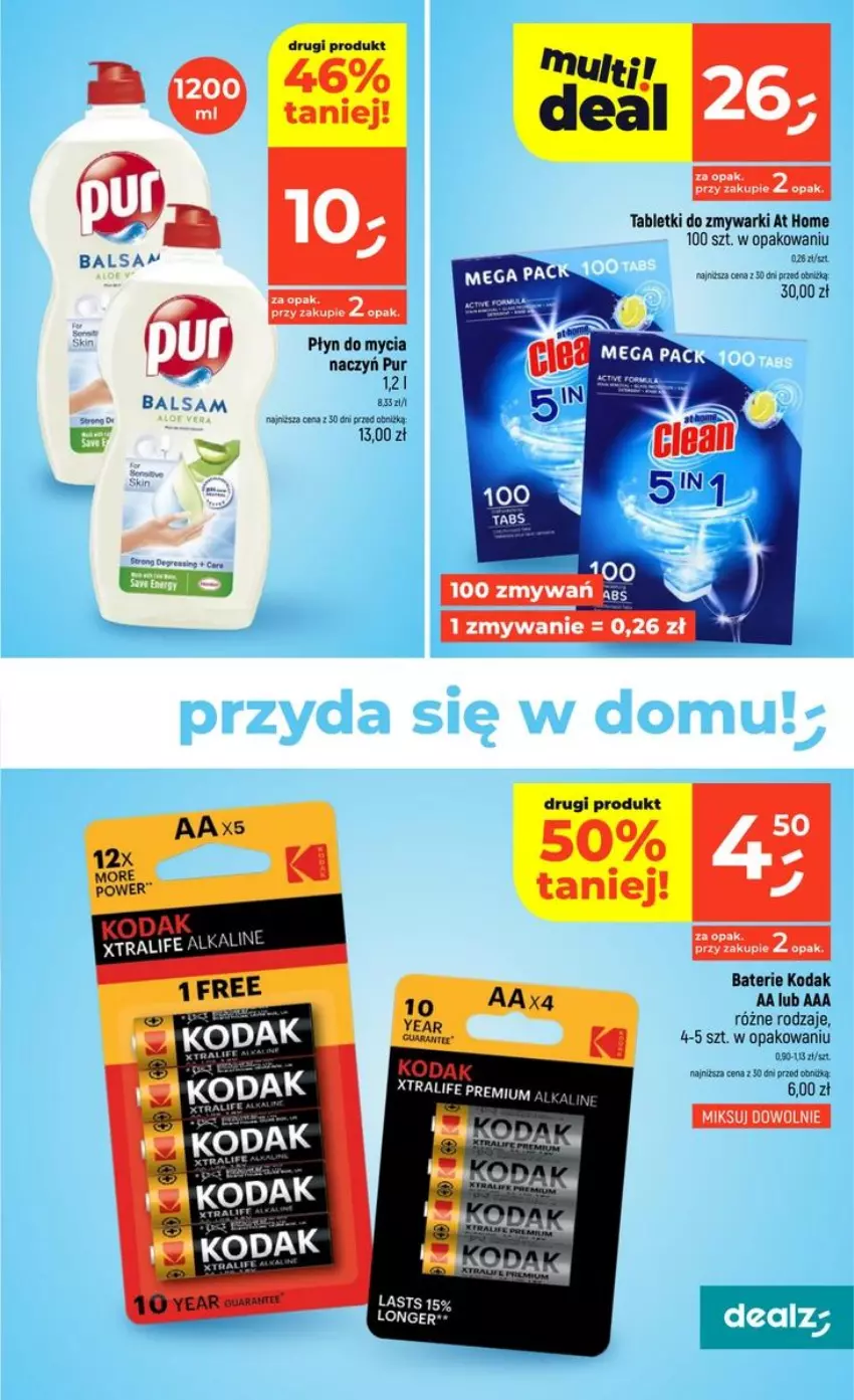 Gazetka promocyjna Dealz - NOWA GAZETKA - ważna 22.10 do 28.10.2026 - strona 33 - produkty: Do mycia naczyń, Płyn do mycia, Płyn do mycia naczyń, Pur, Tablet, Tabletki do zmywarki, Zmywarki