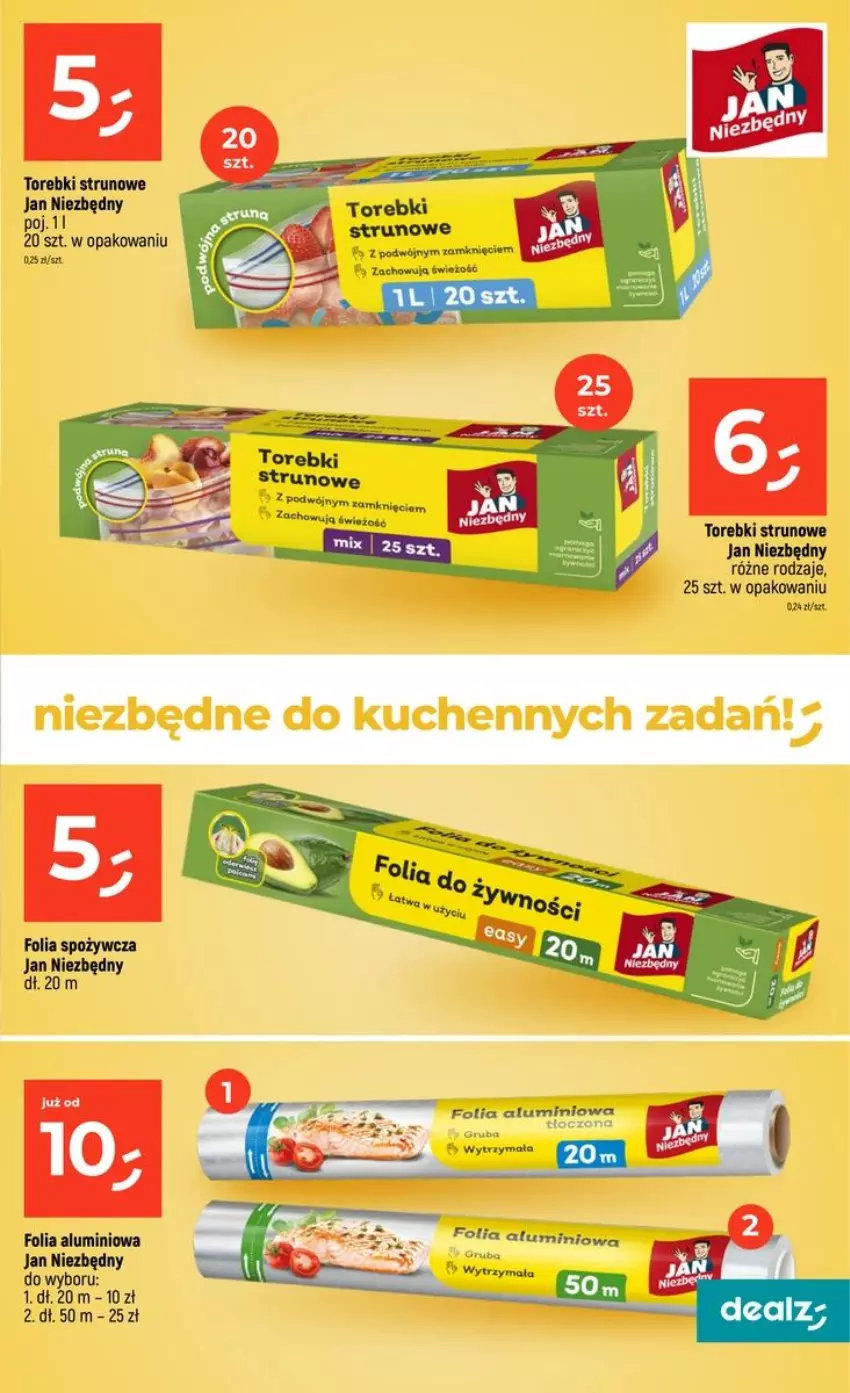 Gazetka promocyjna Dealz - NOWA GAZETKA - ważna 22.10 do 28.10.2026 - strona 41 - produkty: Folia aluminiowa, Jan Niezbędny