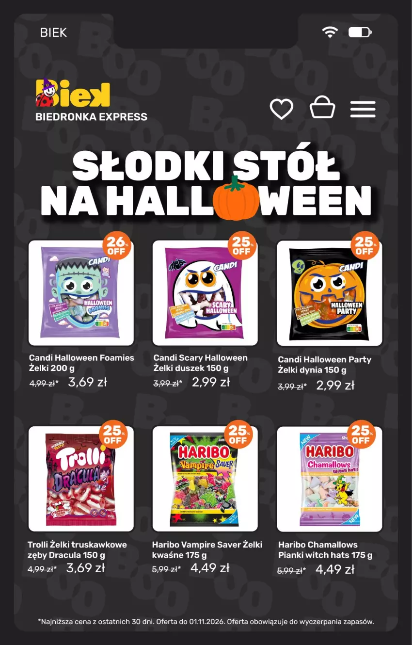 Gazetka promocyjna Biedronka - BIEK - ważna 30.10 do 06.11.2026 - strona 6 - produkty: Hama, Haribo, Stół