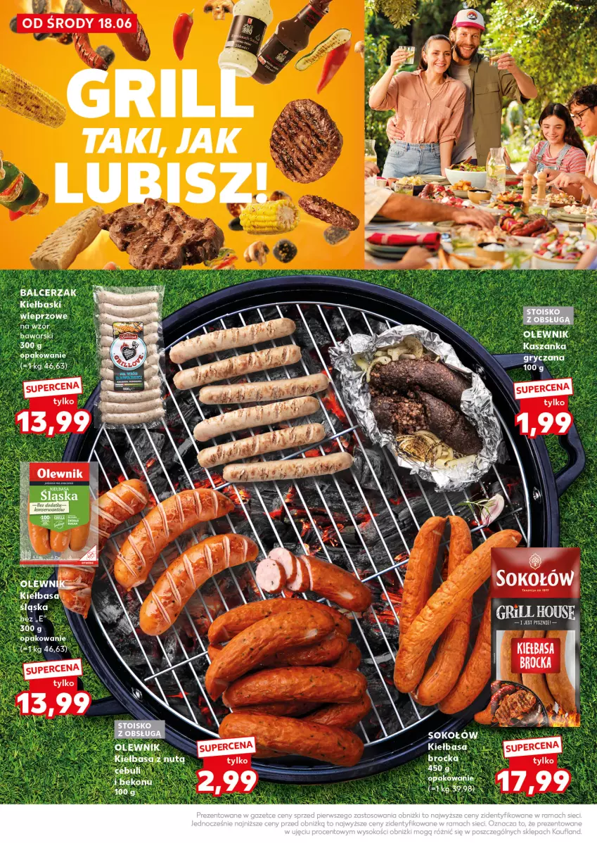 Gazetka promocyjna Kaufland - Kaufland - ważna 18.06 do 25.06.2025 - strona 4 - produkty: Kiełbasa, Olewnik
