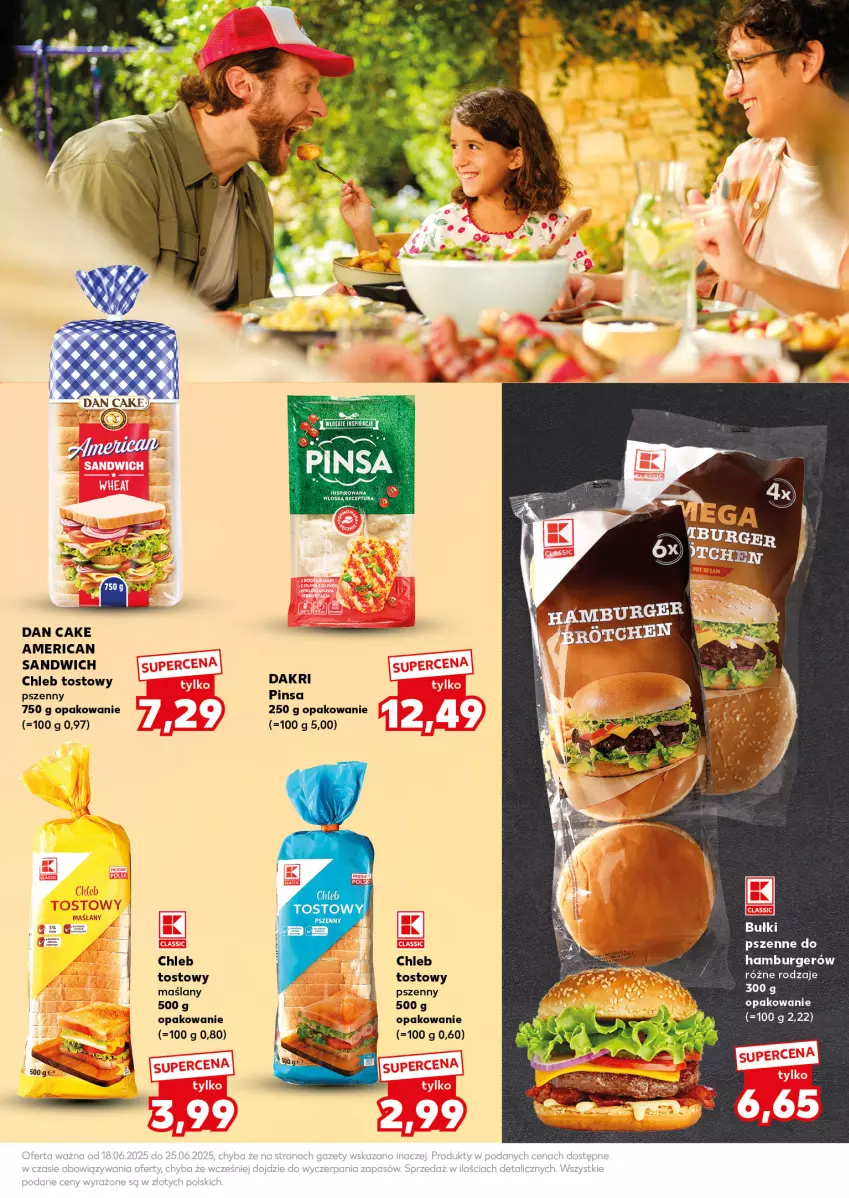 Gazetka promocyjna Kaufland - Kaufland - ważna 18.06 do 25.06.2025 - strona 7 - produkty: Chleb, Chleb tostowy, Dan Cake