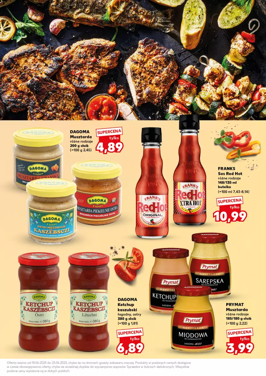 Gazetka promocyjna Kaufland - Kaufland - ważna 18.06 do 25.06.2025 - strona 9 - produkty: Ketchup, Mus, Musztarda, Prymat, Sos