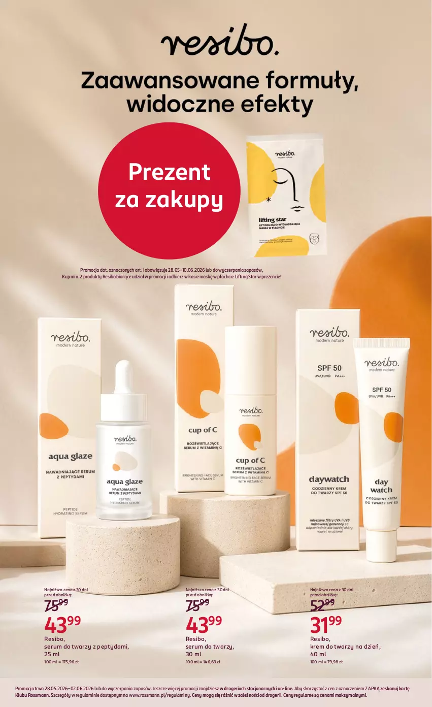 Gazetka promocyjna Rossmann - Gazetka promocyjna Rossmanna - ważna 27.05 do 02.06.2026 - strona 15 - produkty: Krem do twarzy, Rum, Ser, Serum, Serum do twarzy