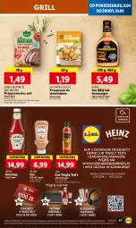 Gazetka promocyjna Lidl - GAZETKA - Gazetka - ważna od 10.04 do 10.04.2024 - strona 37 - produkty: Kurczak, Ketchup, Sos, Hamburger, Przyprawy, Burger, Grill, Heinz, Kebab, Gyros