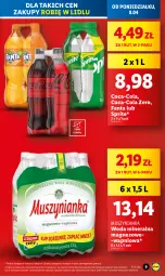 Gazetka promocyjna Lidl - GAZETKA - Gazetka - ważna od 10.04 do 10.04.2024 - strona 9 - produkty: Mus, Coca-Cola, Muszynianka, Fanta, Woda mineralna, Woda, Sprite, Magnez, Fa
