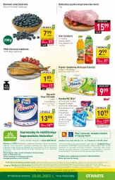 Gazetka promocyjna Stokrotka - Supermarket - Gazetka - ważna od 01.02 do 01.02.2023 - strona 16 - produkty: Warzywa, Sok, Ser, Mus, Telefon, Papier, Szynka wieprzowa, Bref, O nas, Tusz, Papier toaletowy, Szynka, Ręcznik, Tymbark, Foxy, Owoce, Bryza, Wagi, Mięso