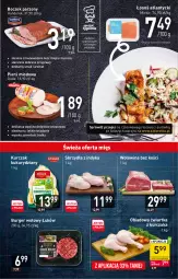Gazetka promocyjna Stokrotka - Supermarket - Gazetka - ważna od 01.02 do 01.02.2023 - strona 5 - produkty: Kurczak, Sos, Sok, Duda, Przyprawy, Burger, Wędlina, Boczek, Wołowina, Wołowina bez kości