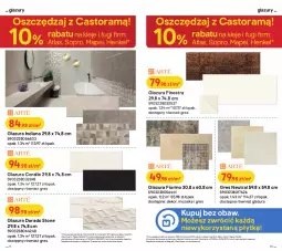 Gazetka promocyjna Castorama - Gazetka Castorama - Gazetka - ważna od 29.08 do 29.08.2021 - strona 10 - produkty: Glazura, Rama, Klej, Astor, Gres, Lazur