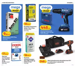 Gazetka promocyjna Castorama - Gazetka Castorama - Gazetka - ważna od 29.08 do 29.08.2021 - strona 22 - produkty: Mop, Wylewka samopoziomująca, Materiały budowlane, Wiertarkowkrętarka, Tarka, Wkręt, Wkrętarka, Cement, Akumulator