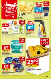 Gazetka promocyjna Auchan - Gazetka CENY W DÓŁ Hipermarket Auchan - Gazetka - ważna od 10.07 do 10.07.2024 - strona 23 - produkty: Mozzarella, Top, Ser, Gra, Rukola, Burrata, Radamer, Gouda