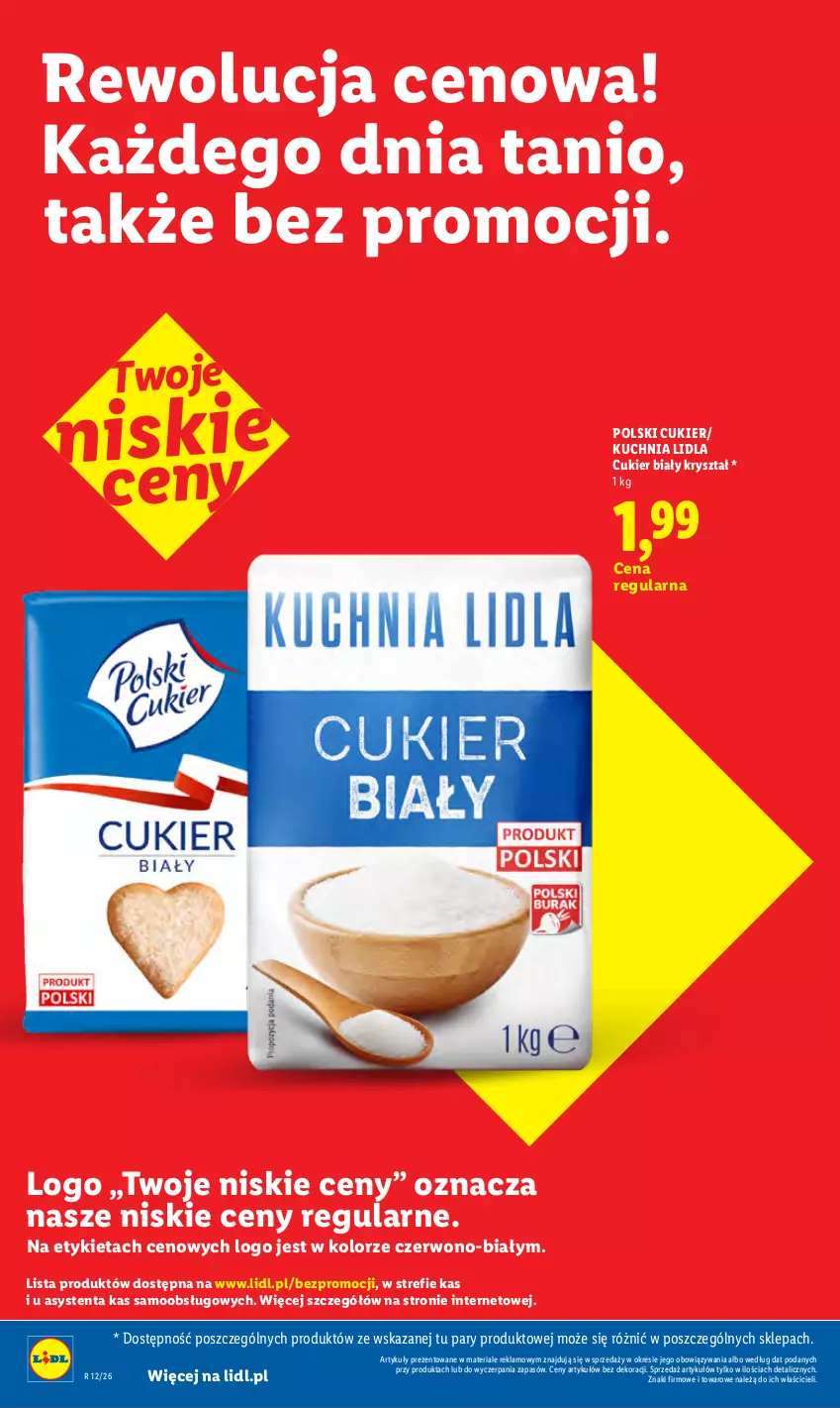 Gazetka promocyjna Lidl - Rewolucja cenowa! - ważna 08.07 do 31.08.2026 - strona 11 - produkty: Cukier, Kuchnia