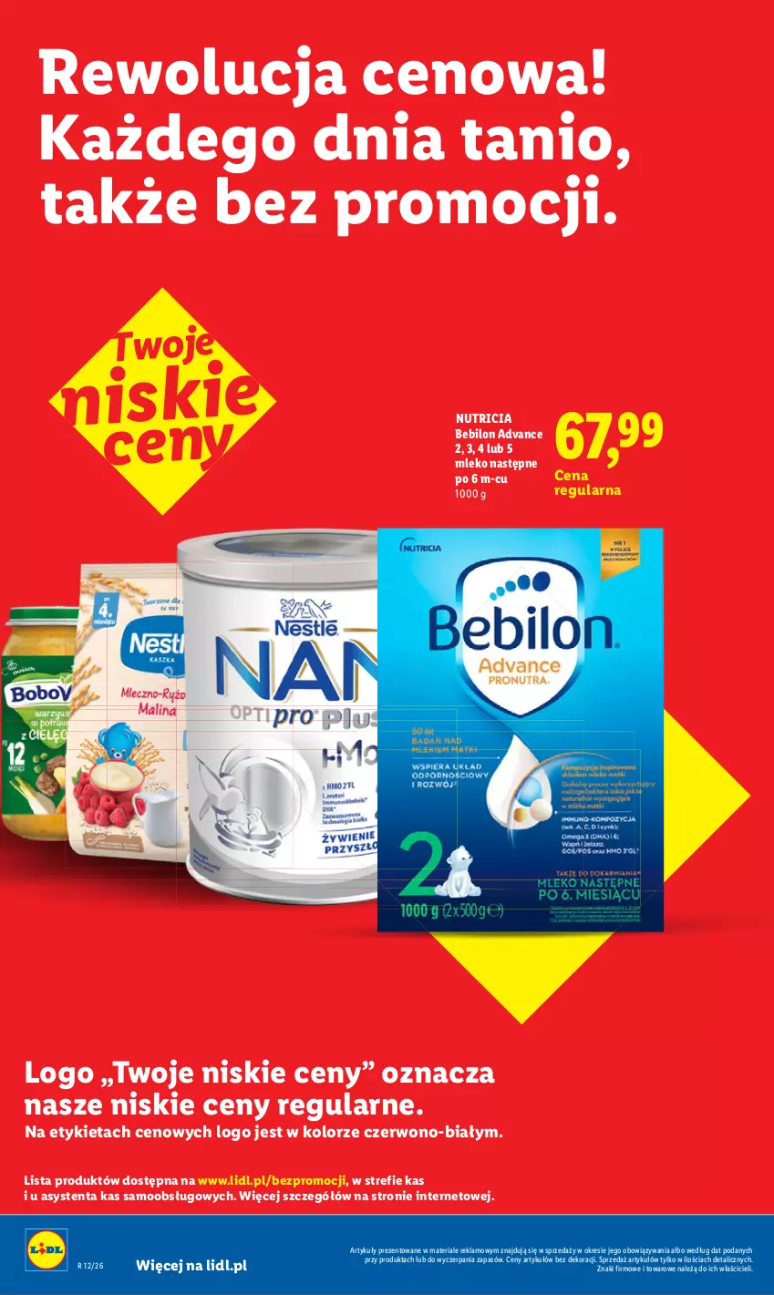 Gazetka promocyjna Lidl - Rewolucja cenowa! - ważna 08.07 do 31.08.2026 - strona 32 - produkty: BEBILON, Mleko, O nas