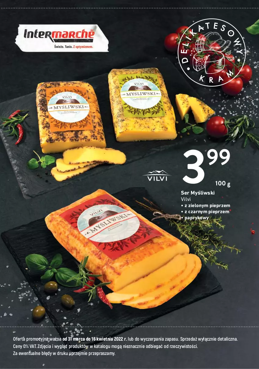 Gazetka promocyjna Intermarche - Delikatesowy kram - ważna 31.03 do 16.04.2022 - strona 8 - produkty: Pieprz, Ser