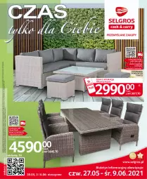 Gazetka promocyjna Selgros - Katalog Ogród - Gazetka - ważna od 09.06 do 09.06.2021 - strona 1 - produkty: Sok, Puf, Stolik, Stół, Sofa, Tran, Fotel, Poduszka, LG, Fa