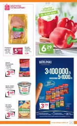 Gazetka promocyjna Odido - Śniadanie TO PODSTAWA! - Gazetka - ważna od 23.09 do 23.09.2021 - strona 3 - produkty: Polędwica, Serek wiejski, Sok, Ser, Salami, Sokołów, Papryka czerwona, Parówki, Papryka, Serek, Boczek, Hochland, Berlinki