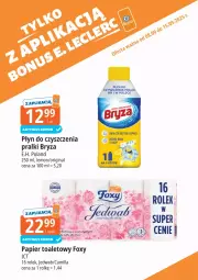 Gazetka promocyjna E Leclerc - Gazetka - ważna od 19.09 do 19.09.2025 - strona 9 - produkty: Pralki, Gin, Papier, Papier toaletowy, Dzieci, Foxy, Bryza