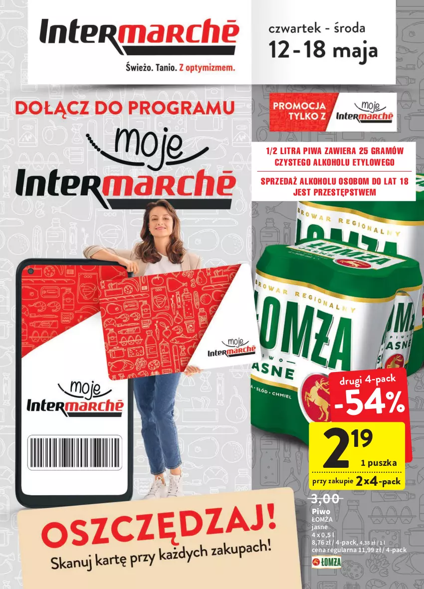 Gazetka promocyjna Intermarche - ważna 12.05 do 18.05.2022 - strona 1 - produkty: Gra, Piwa, Piwo