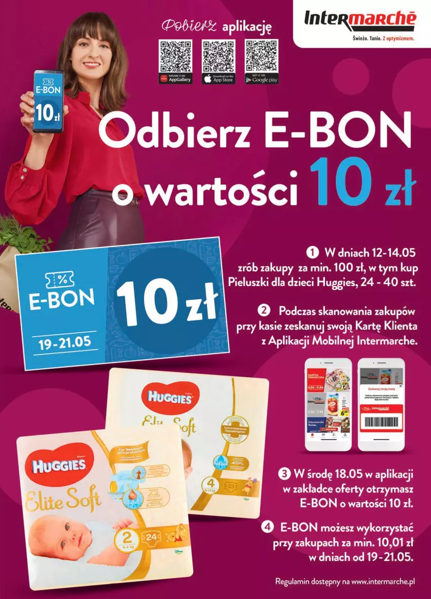 Gazetka promocyjna Intermarche - ważna 12.05 do 18.05.2022 - strona 9 - produkty: Dzieci, Huggies, Mobil