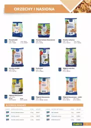 Gazetka promocyjna Makro - [Oferta specjalna] Katalog produktowy Marki MAKRO - Gazetka - ważna od 28.02 do 28.02.2022 - strona 11 - produkty: Orzechy włoskie, Wiórki kokosowe, Orzeszki, Migdały, Pestki dyni, Kokos