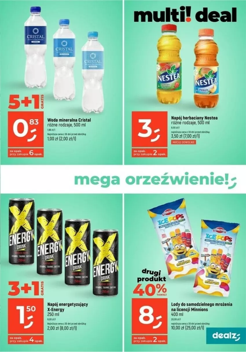 Gazetka promocyjna Dealz - ważna 29.05 do 05.06.2024 - strona 14 - produkty: Gra, Lody, Mop, Napój, Nestea, Woda, Woda mineralna