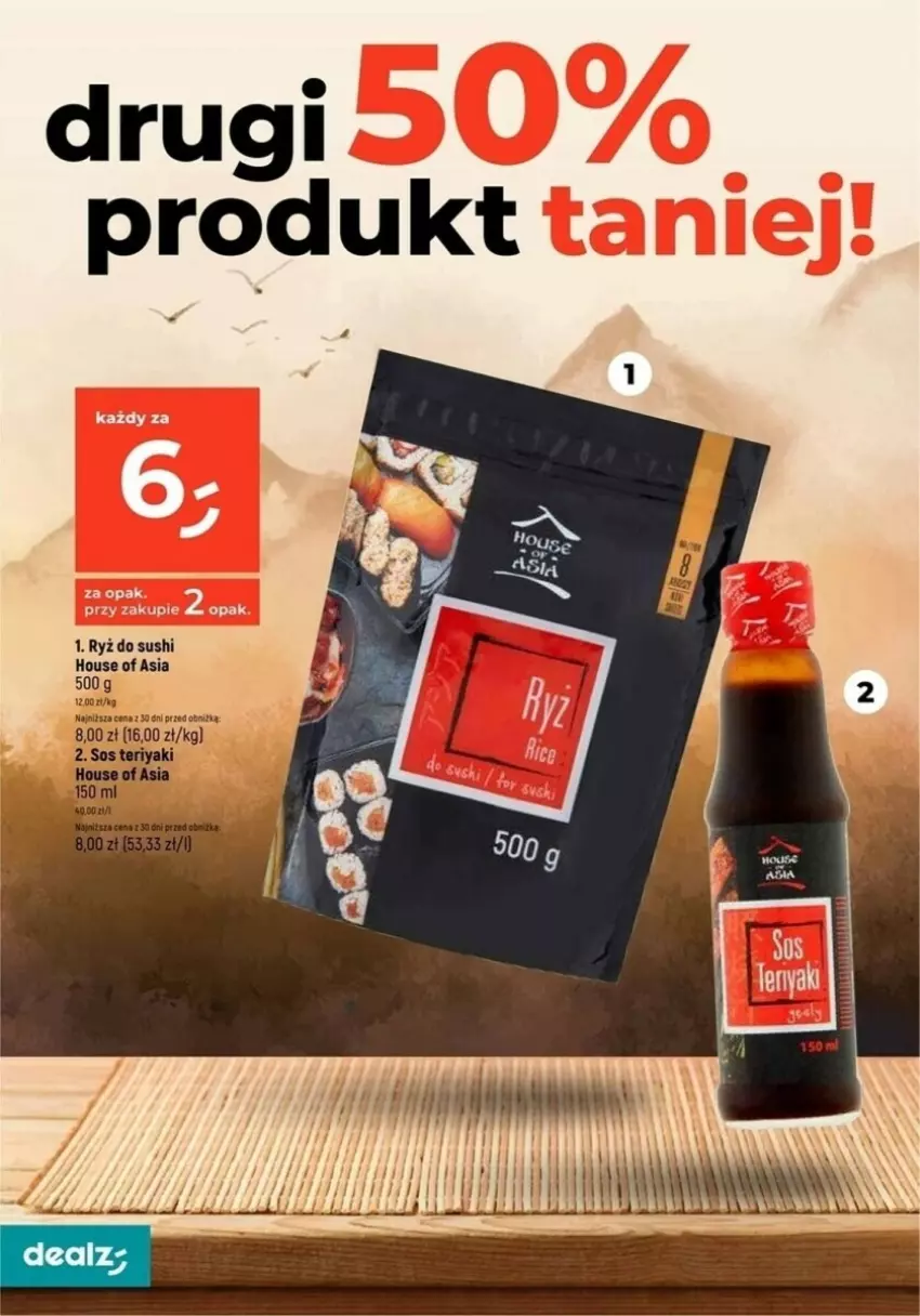 Gazetka promocyjna Dealz - ważna 29.05 do 05.06.2024 - strona 17 - produkty: House of Asia, Ryż, Ryż do sushi, Sos, Sushi