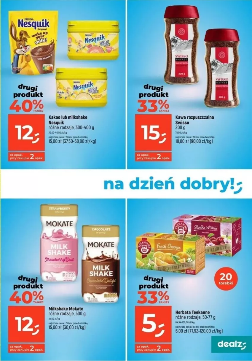 Gazetka promocyjna Dealz - ważna 29.05 do 05.06.2024 - strona 7 - produkty: Herbata, Kakao, Kawa, Kawa rozpuszczalna, Nesquik, Teekanne