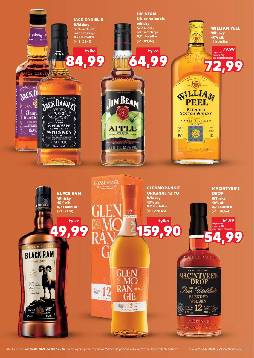 Gazetka promocyjna Kaufland - Barek Kauflandu - ważna 25.06 do 08.07.2026 - strona 11 - produkty: Gin, Jim Beam, Lack, Likier, Whiskey, Whisky