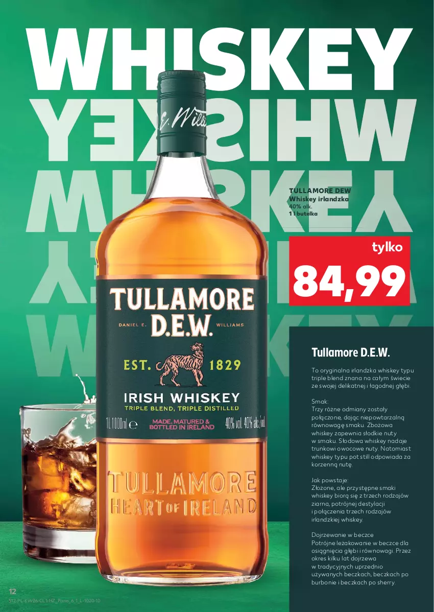 Gazetka promocyjna Kaufland - Barek Kauflandu - ważna 25.06 do 08.07.2026 - strona 12 - produkty: Gin, Nuty, Tullamore Dew, Wagi, Whiskey